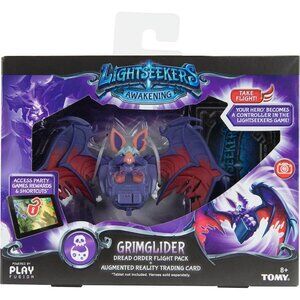 TOMY Lightseekers Awakening Flight Pack Figure and Trading Card Grimglider